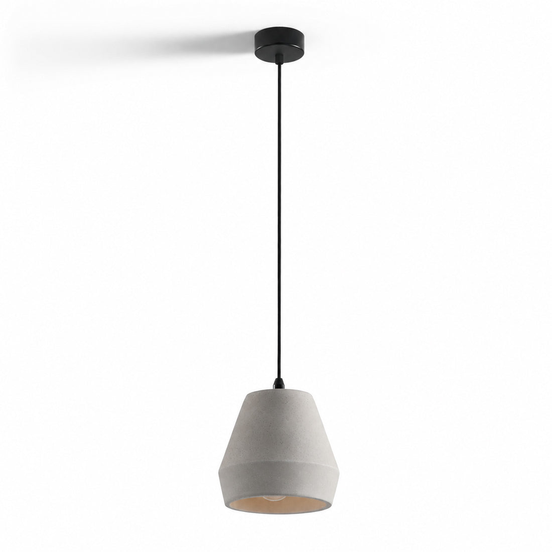 Ando Concrete Pendant Light — Natural Grey, Jar detail