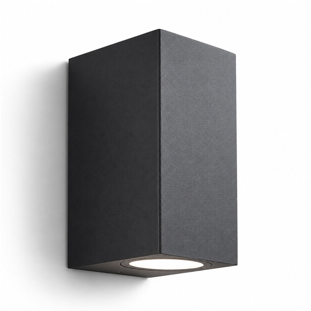 Castor Rectangular Outdoor Wall Light — Aluminium, Anthracite Grey