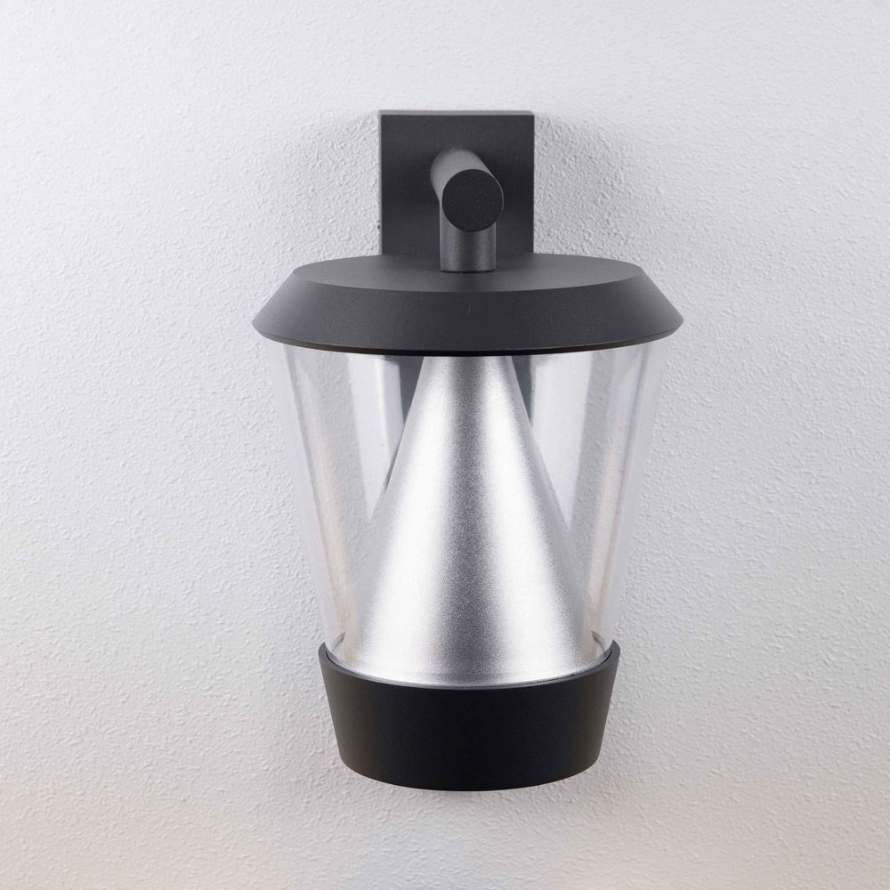 Tarn Outdoor LED Wall Light — Anthracite, Motion Sensor after dark