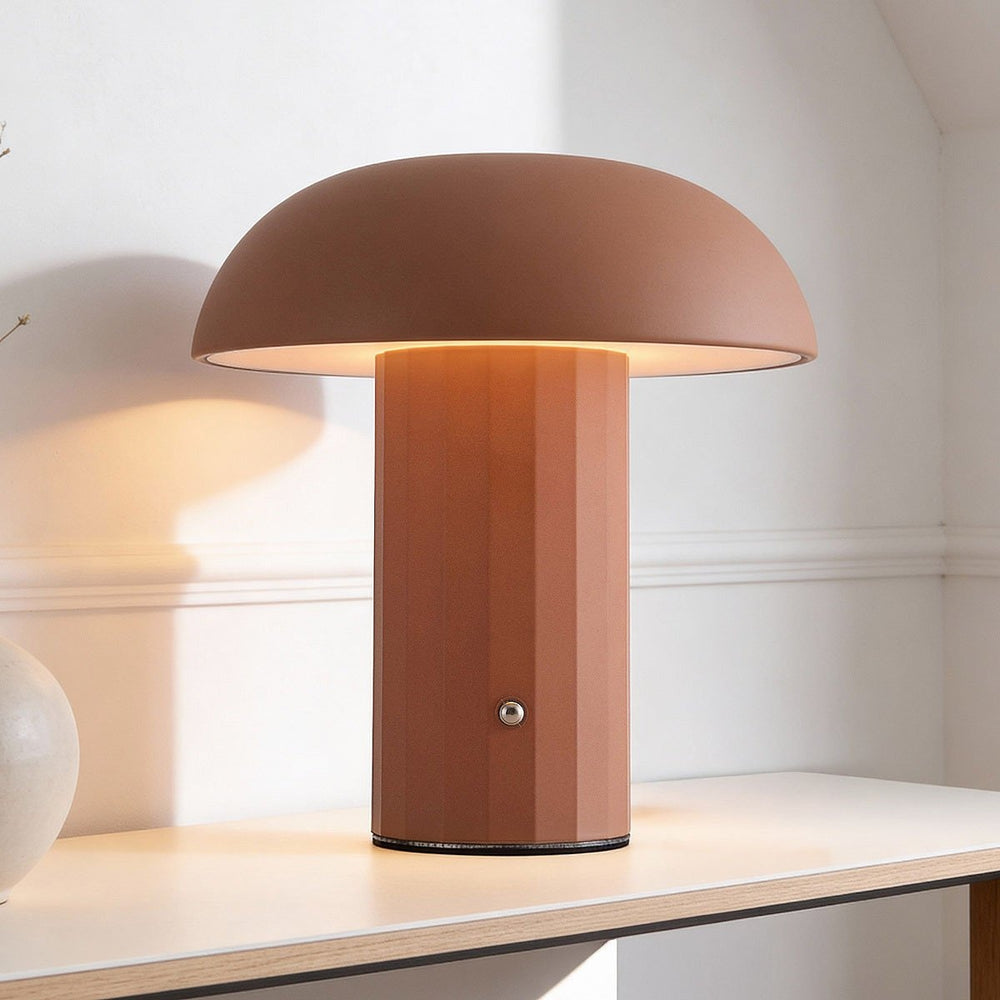 Cocoa Wireless Table Lamp — Mocha in a room
