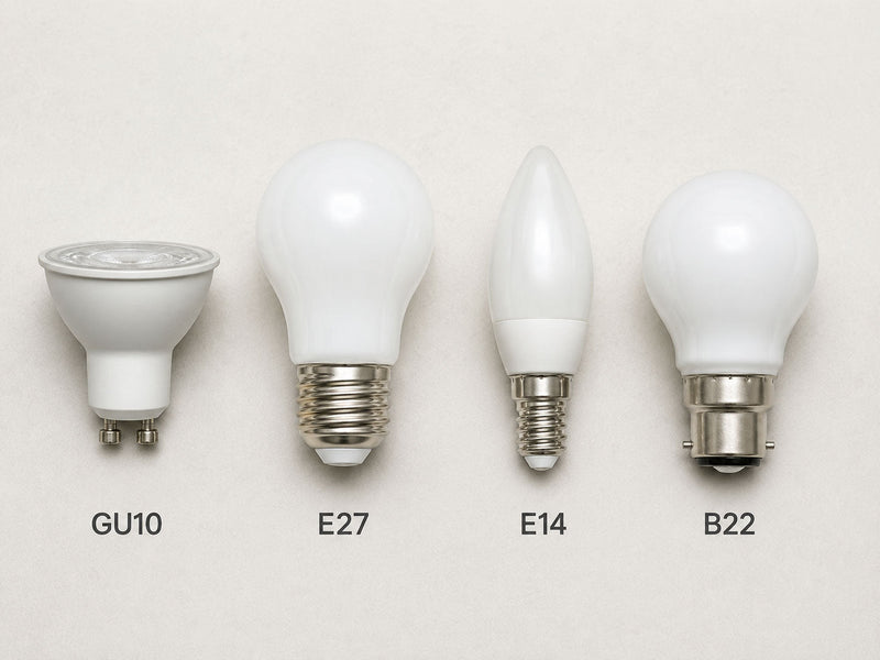GU10 vs E27 (bulb fittings explained)