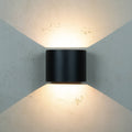 Mars Outdoor Wall Light — Matt Black, Up & Down LED