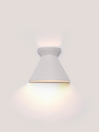 Kiro Ceramic Wall Light — Pure White, Small