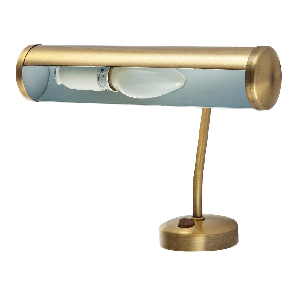 Antique Brass detail on Maison Picture Light — Antique Brass, Swan Neck