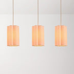 Liora 3-Light Linen Pendant Light — Beige
