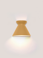 Kiro Ceramic Wall Light — Babouche Yellow, Large