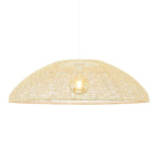 Natipe XXL Rattan Dome Pendant — Natural Woven, 85cm