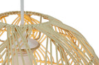 Jama Rattan Pendant Light — Natural Woven, 30cm
