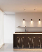 Luminar Box Mount Wall Spotlight — Browned Brass