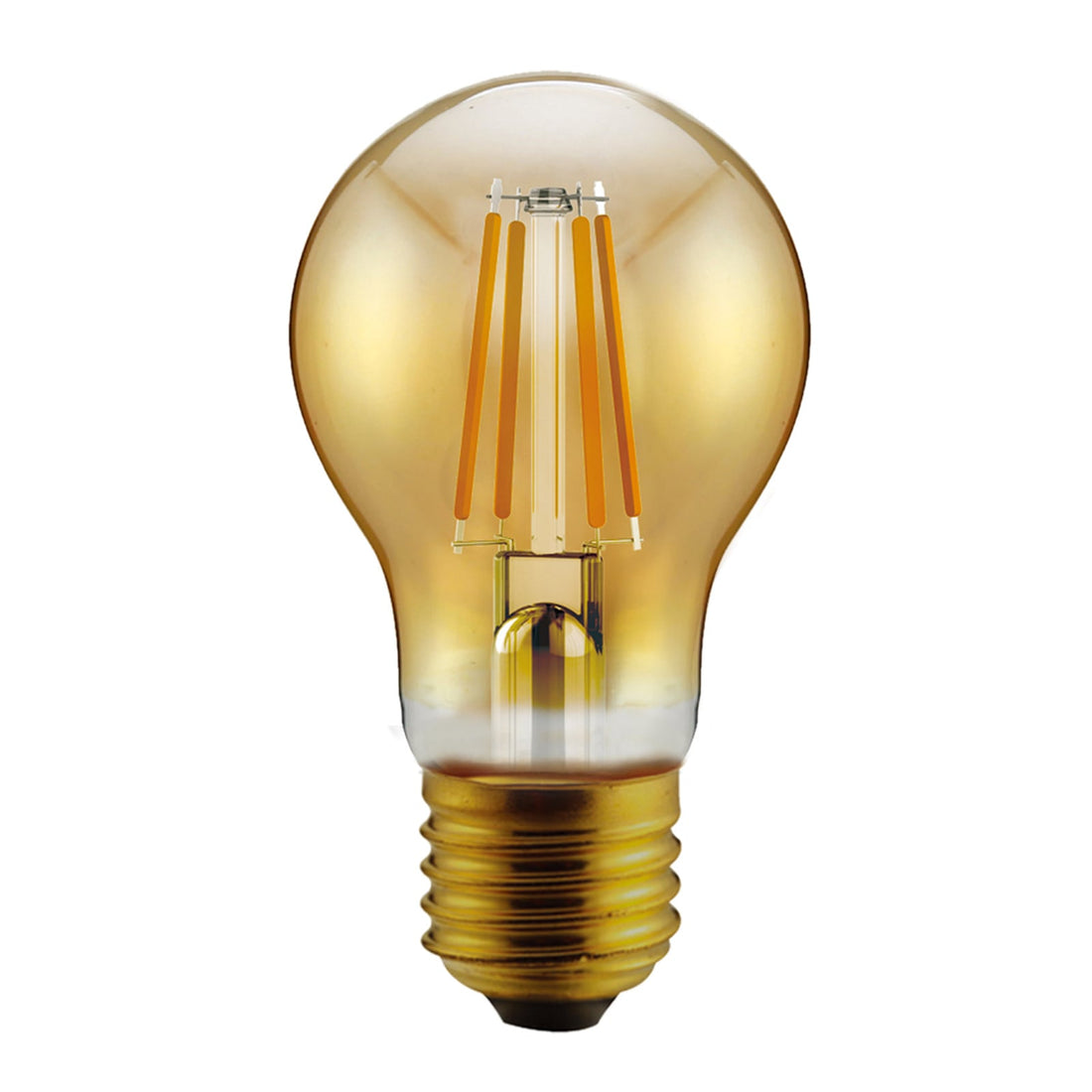 Lumi 4.5W Warm Amber Glass LED Filament Bulb — Very Warm White, Dimmable detail