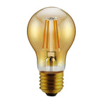 Lumi 4.5W warm amber glass LED filament bulb with vintage Edison style design