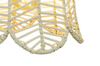 Nuffa Rattan Pendant Light — Natural Woven, 20cm