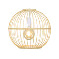 Nankin Bamboo Pendant Light — Natural Round, 45cm