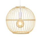 Nankin Bamboo Pendant Light — Natural Round, 45cm