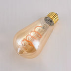 Lumara Spiral Filament E27 Bulb — 1800K, Amber Glass