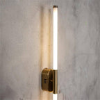 Akra Antique LED Wall Light — Antiqued Metal, 100cm