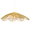 Andène Rattan Daisy Pendant — Natural, 85cm