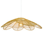 Andène Rattan Daisy Pendant — Natural, 85cm