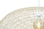 Nanzo XXL Rattan Pendant Light — Natural Woven, 85cm