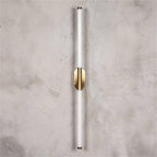 Akra Antique LED Wall Light — Antiqued Metal, 100cm