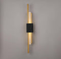 Tekfur black marble wall sconce big mounted on white wall showing elegant design