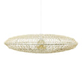 Nanzo XXL Rattan Pendant Light — Natural Woven, 85cm