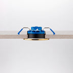 Valtari Slim Fire Rated Downlight — Polished Brass