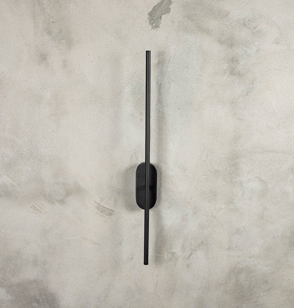 Close up of Assos LED wall light showing integrated light strip