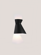 Kiro Ceramic Wall Light — Simple Black, Large