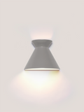 Kiro Ceramic Wall Light — Rainstorm Grey, Small