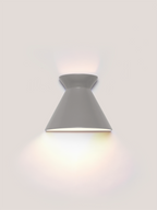 Kiro Ceramic Wall Light — Rainstorm Grey, Large