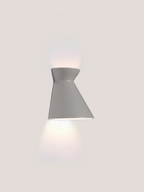 Kiro Ceramic Wall Light — Rainstorm Grey, Large