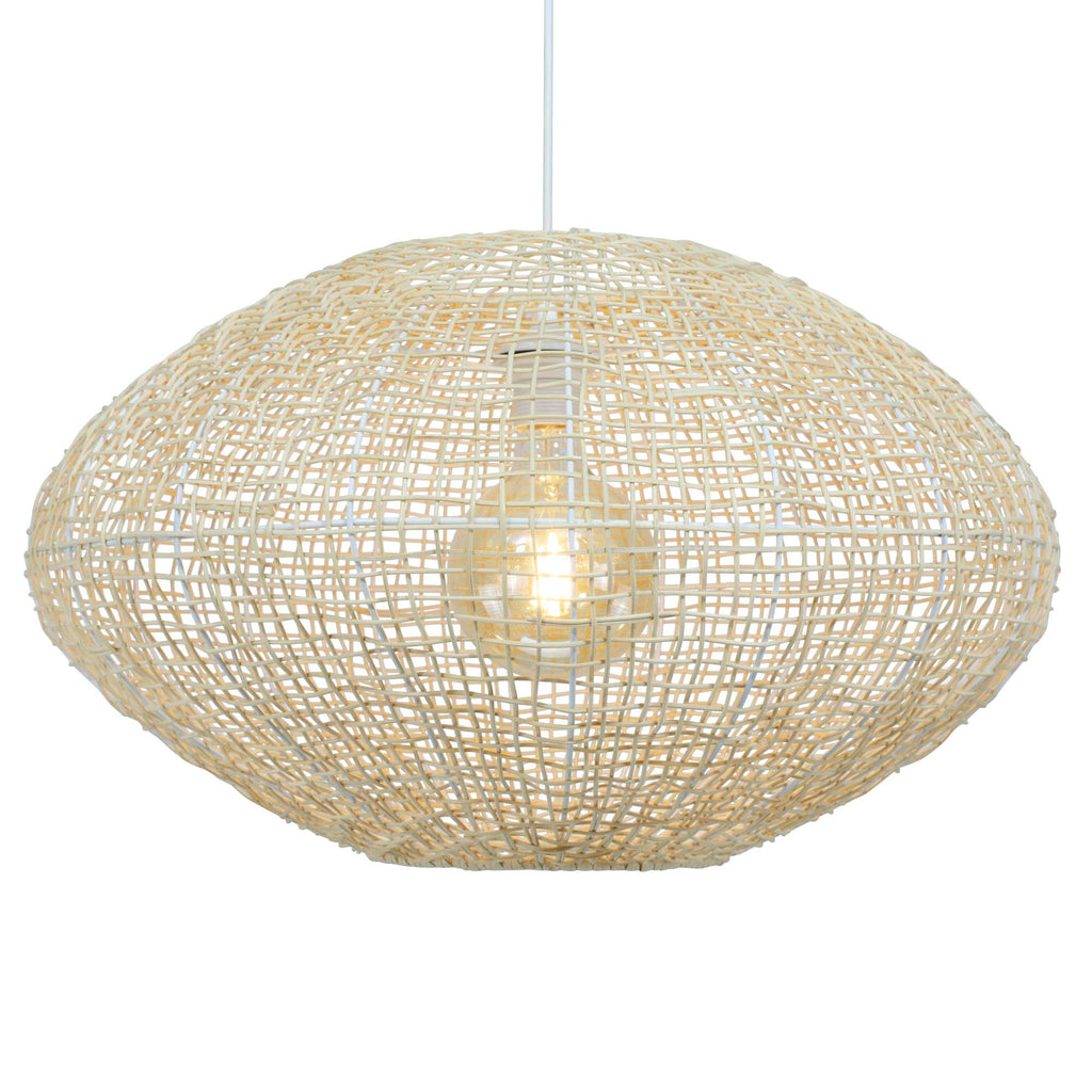 Naty XXL Rattan Pendant Light — Natural Woven, 60cm