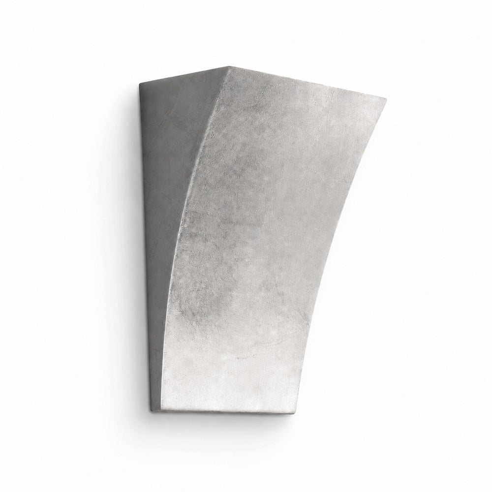 Silver Leaf detail on Alma Wall Light — Silver Leaf Plaster