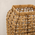 Amba Rattan Table Lamp — Natural Woven, 42cm