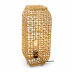 Amba Rattan Table Lamp — Natural Woven, 52cm
