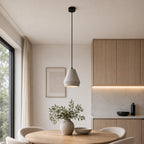 Ando Concrete Pendant Light — Natural Grey, Jar