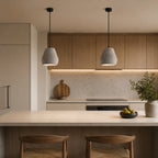 Ando Concrete Pendant Light — Natural Grey, Jar