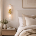 Apollo Cylinder Wall Light — Glass, Gold