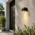 Arcus Outdoor Wall Light — Matt Black, Danish Design