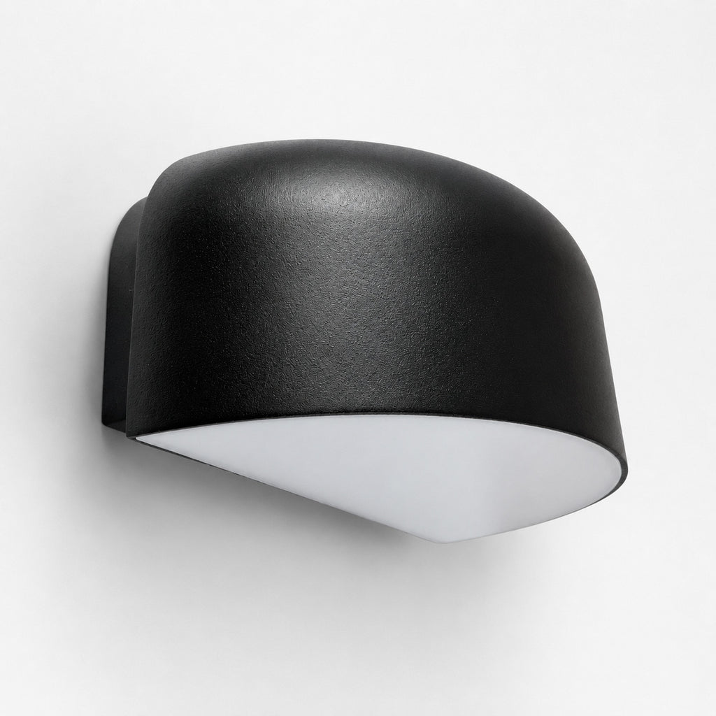 Arcus Outdoor Wall Light — Matt Black, Danish Design