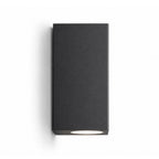 Castor Rectangular Outdoor Wall Light — Aluminium, Anthracite Grey
