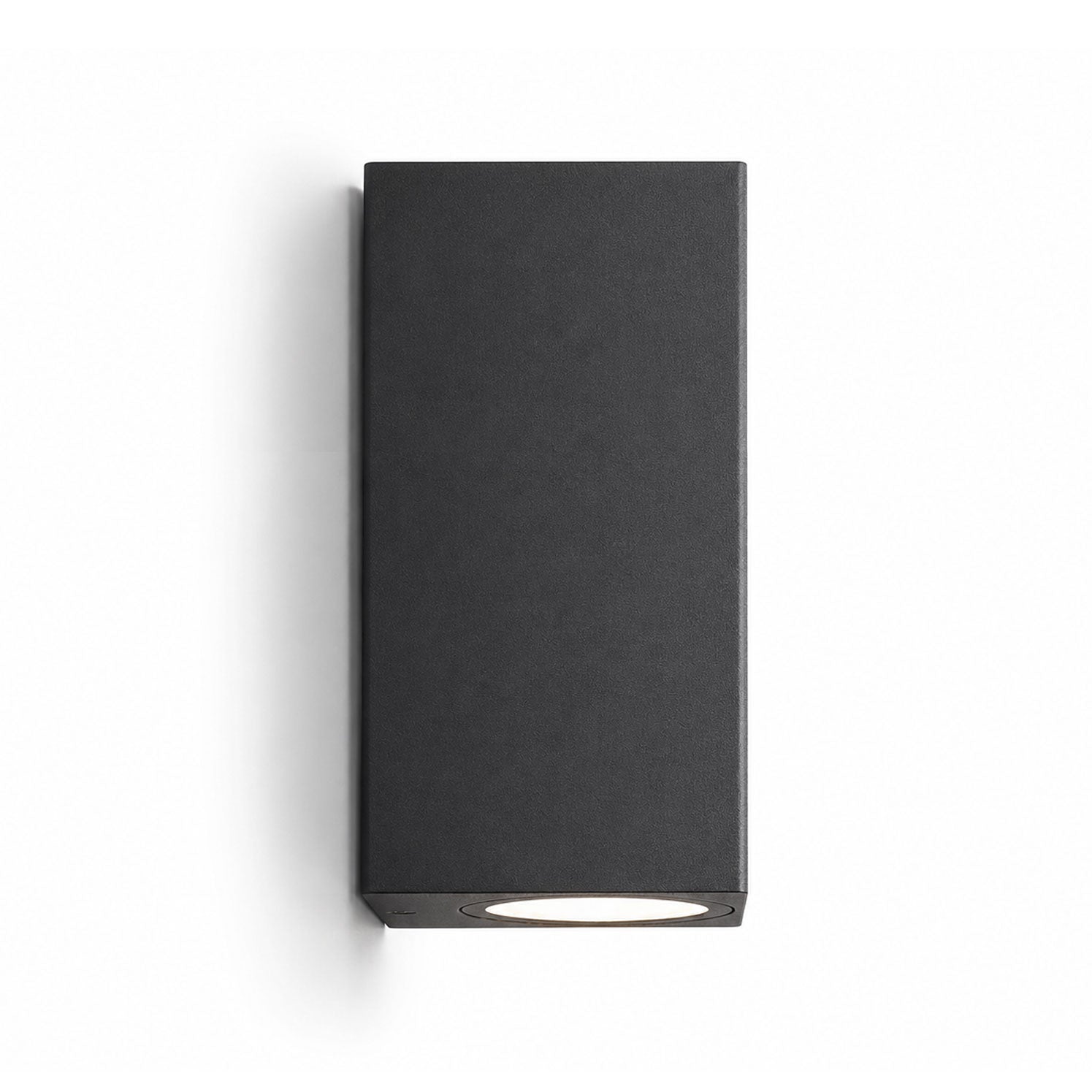 Castor Rectangular Outdoor Wall Light — Aluminium, Anthracite Grey