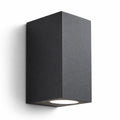 Castor Rectangular Outdoor Wall Light — Aluminium, Anthracite Grey