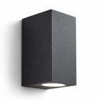 Castor Rectangular Outdoor Wall Light — Aluminium, Anthracite Grey