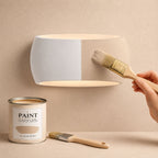 Corvo Up Down Paintable Wall Light Sconce — Plaster, White