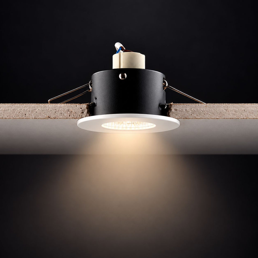Creo Smart RGB Fire Rated Downlight — Matt White, IP20
