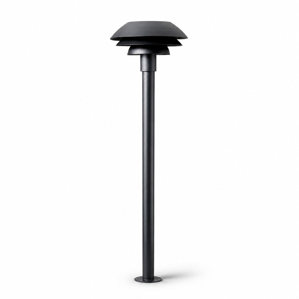 DL20 Outdoor Path Light — Matt Black, 80cm