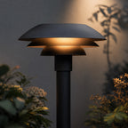 DL20 Outdoor Path Light — Matt Black, 80cm