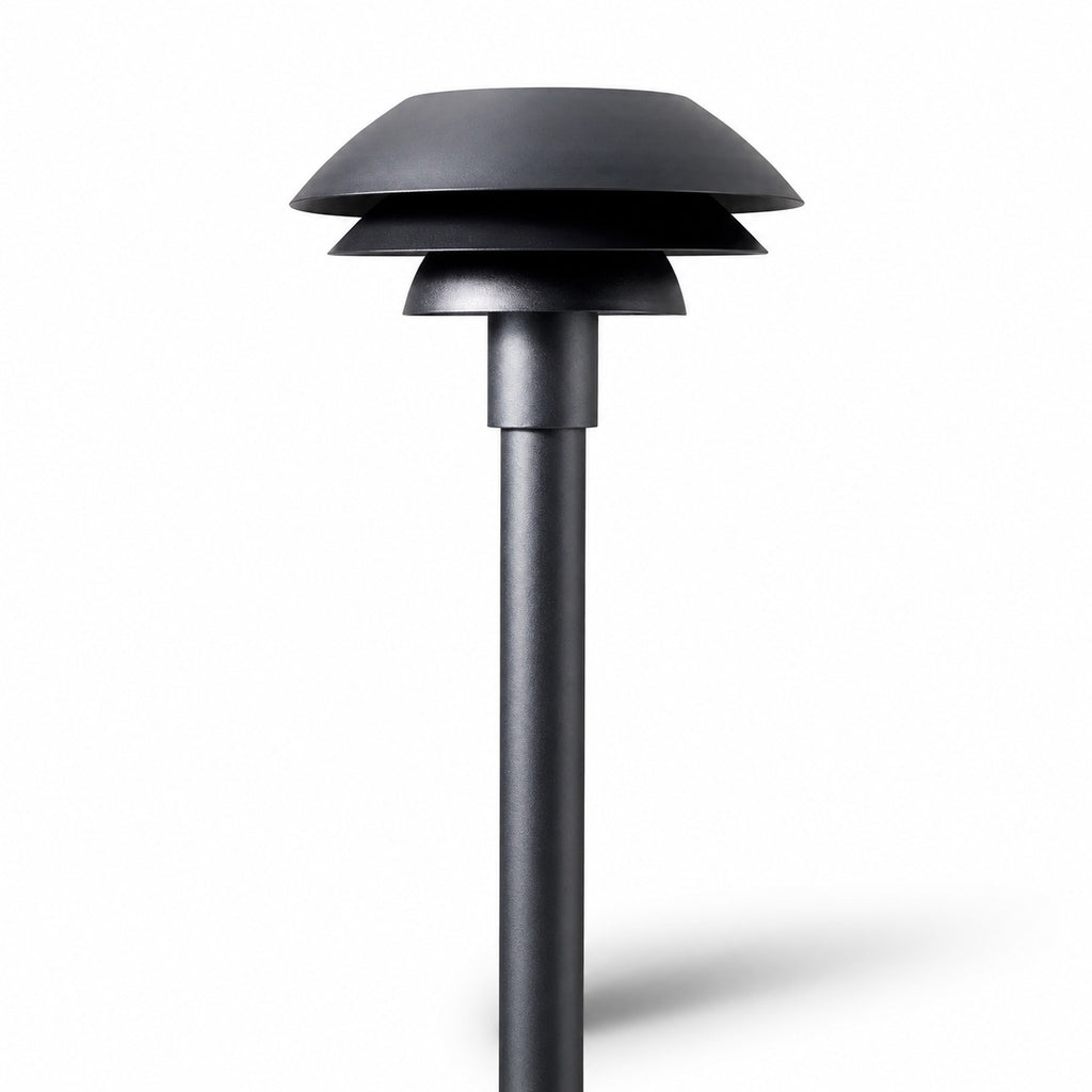 DL20 Outdoor Path Light — Matt Black, 80cm
